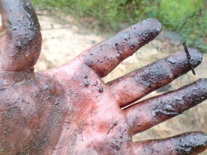 Imagen referencial. Huellas de la contaminación en el Marañón, el año 2010.