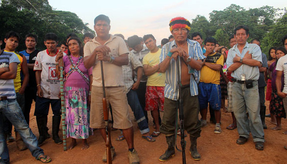 Protesta indígena en Lote 192 Comunidades achuares paralizan